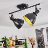 Koppom Taklampa, Takstrålkastare Svart, 2-ljuskällor
