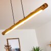 Winterthur Pendellampa, Pendelbelysning LED Trä ljus, Svart, 1-ljuskällor