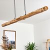 Winterthur Pendellampa, Pendelbelysning LED Trä ljus, Svart, 1-ljuskällor