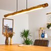Winterthur Pendellampa, Pendelbelysning LED Trä ljus, Svart, 1-ljuskällor