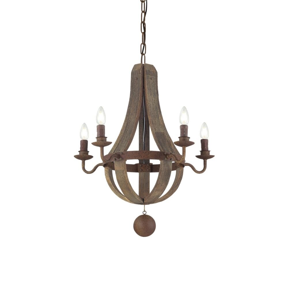 Ideallux MILLENNIUM Pendelbelysning Rostfärger, 5-ljuskällor main product photo