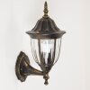 Ribadeo Vägglampa Svart-guld, 1-ljuskällor
