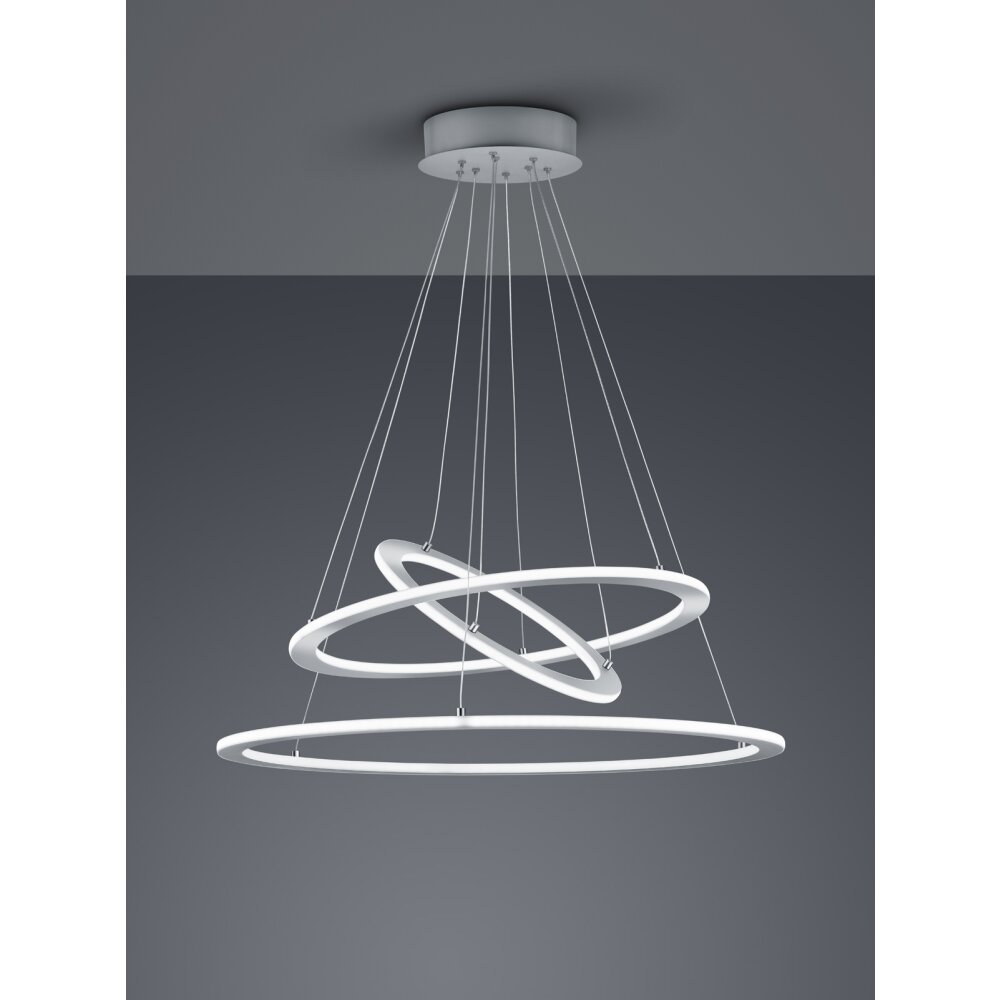 Trio Lampor Durban Pendelbelysning LED Nickel matt, 1-ljuskällor main product photo