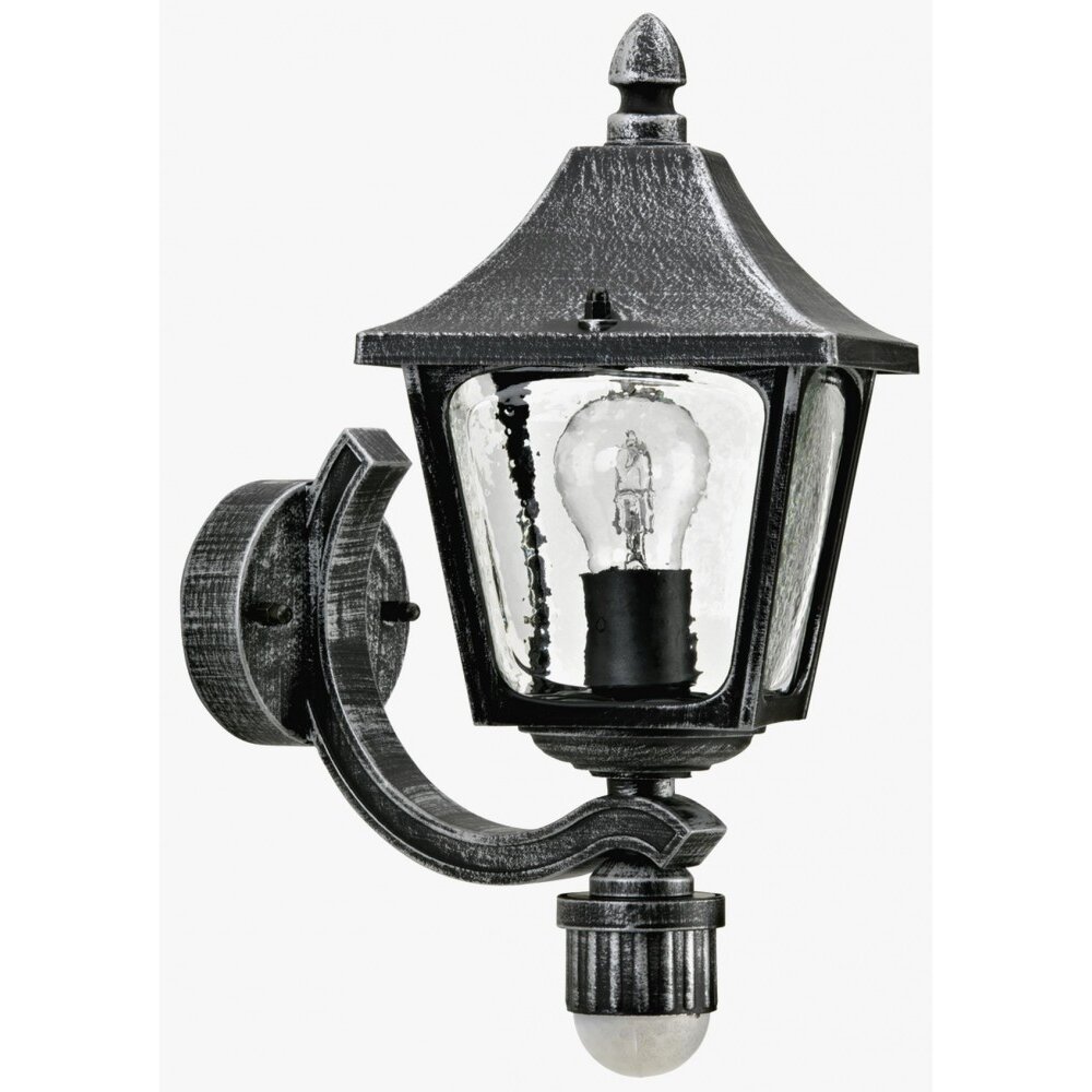 Albert Lampor 1822 Utomhusbelysning Svart, Silver, 1-ljuskällor, Rörelsedetektor main product photo