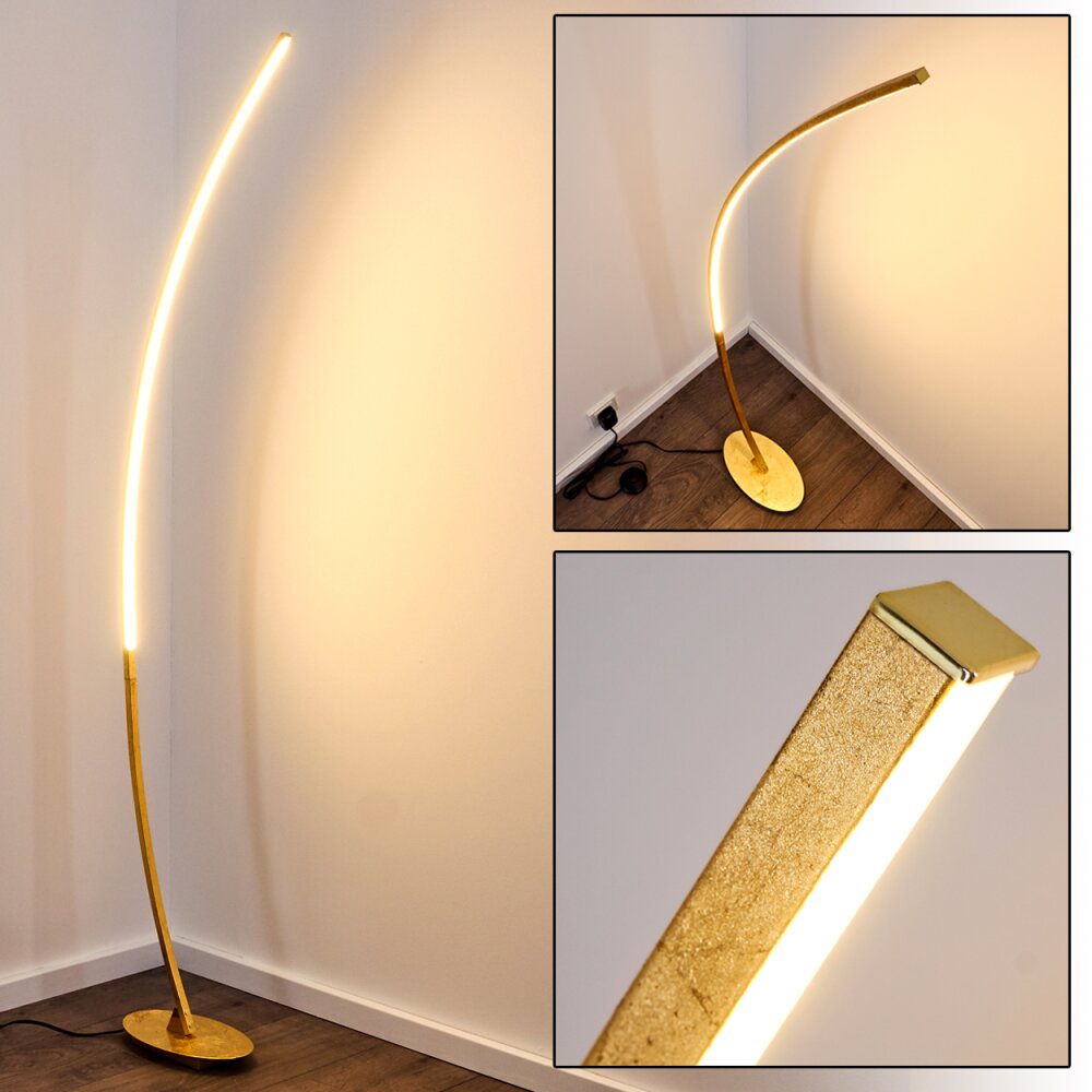 Nagu Golvlampa, Läslampa LED Guld, 1-ljuskällor main product photo