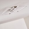 Colombero Taklampa LED Silver, 2-ljuskällor, Fjärrkontroll