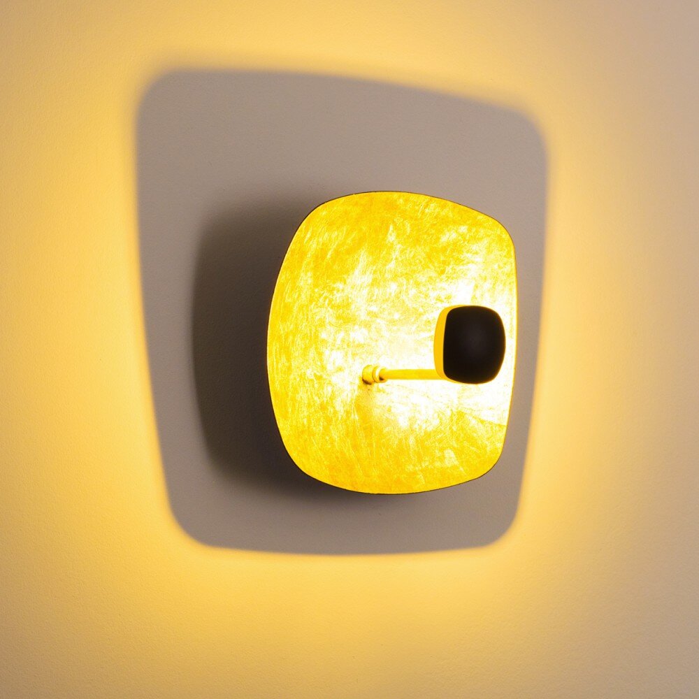 Santa Vägglampa LED Guld, 1-ljuskällor main product photo