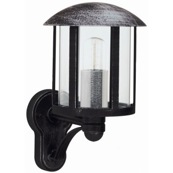 Albert Lampor 1834 Utomhusbelysning, vägglampa utomhus Svart, Silver, 1-ljuskällor