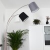 Bernardino Golvlampa Nickel matt, 3-ljuskällor