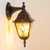 Antibes vägglampa utomhus, Vägglampa Brunt, guld, 1-ljuskällor