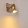 Zuoz Vägglampa, Väggspotlight Nickel matt, 1-ljuskällor