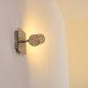 Zuoz Vägglampa, Väggspotlight Nickel matt, 1-ljuskällor