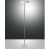 Fabas Luce Double Golvlampa LED Krom, Vit, 1-ljuskällor