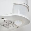 Loit vägglampa utomhus, Vägglampa LED Vit, 1-ljuskällor, Rörelsedetektor