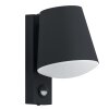 Eglo CALDIERO vägglampa utomhus, Vägglampa Antracit, 1-ljuskällor, Rörelsedetektor