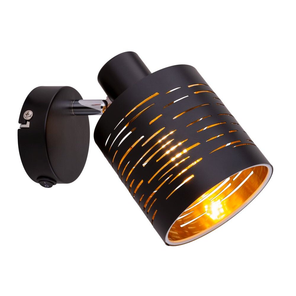 Globo TUNNO Vägglampa Svart, 1-ljuskällor main product photo