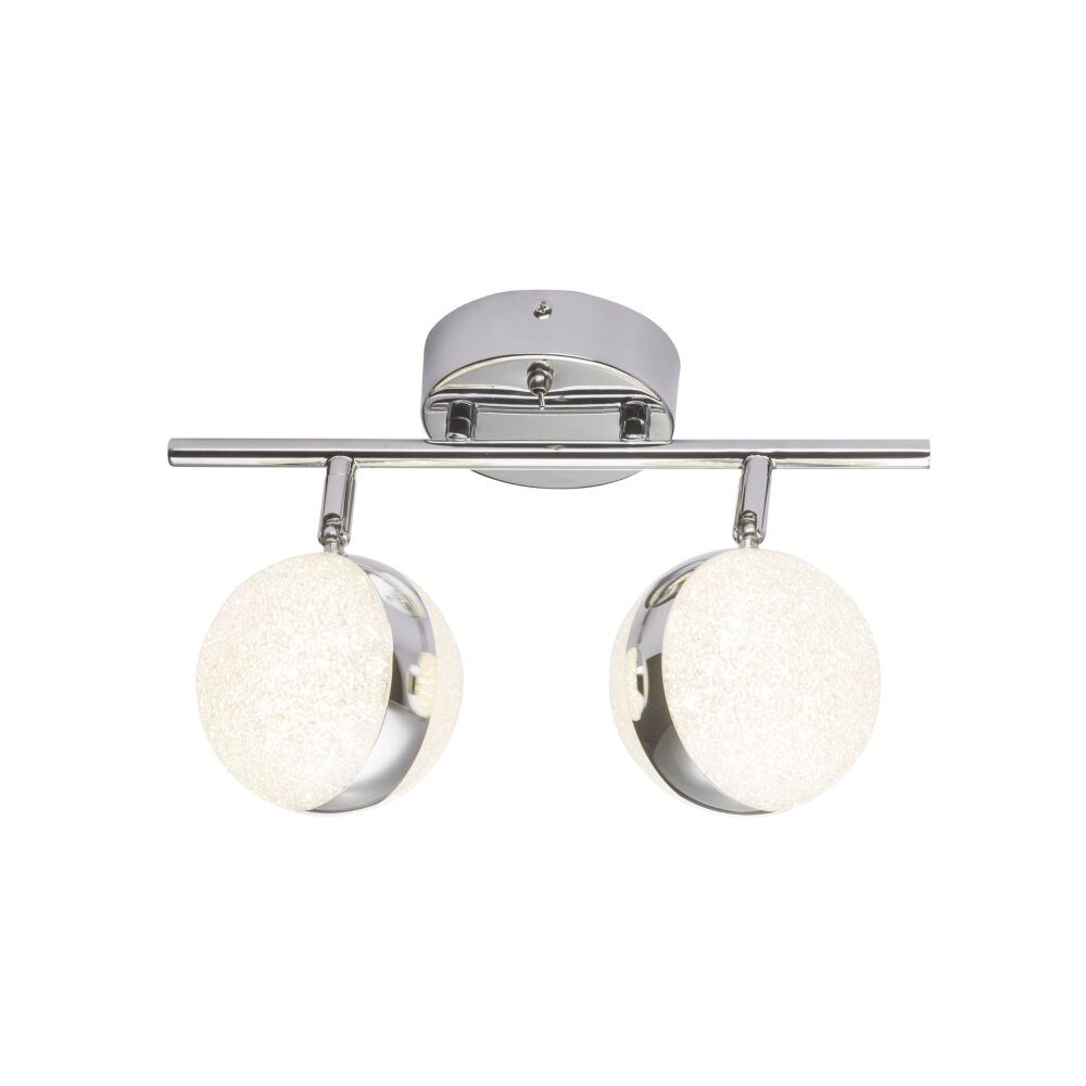 Globo TOBIAS Taklampa, Takstrålkastare LED Transparent, 2-ljuskällor main product photo