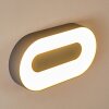 Felsted vägglampa utomhus, Vägglampa LED Silver, 1-ljuskällor