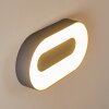 Felsted vägglampa utomhus, Vägglampa LED Silver, 1-ljuskällor