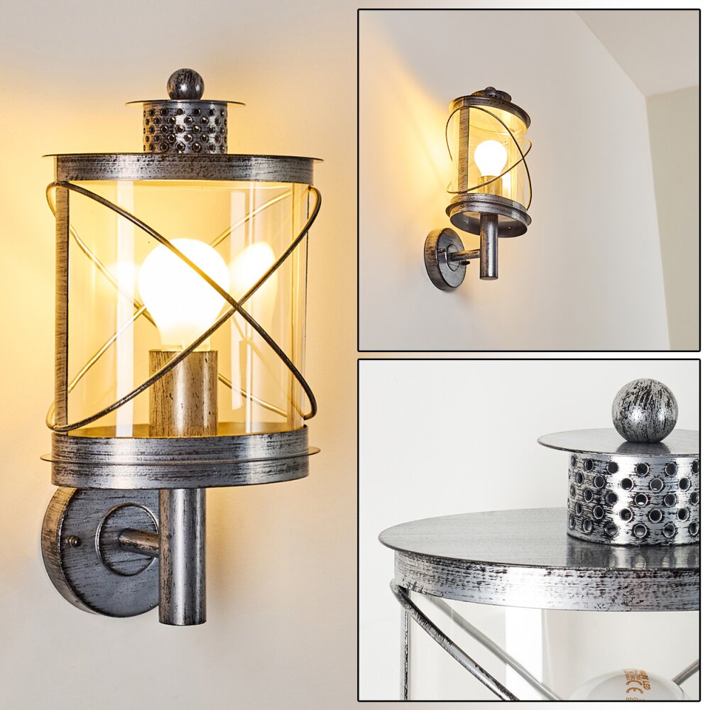 Chamesol Utomhusbelysning, Vägglampa Brun, Silver, 1-ljuskällor main product photo