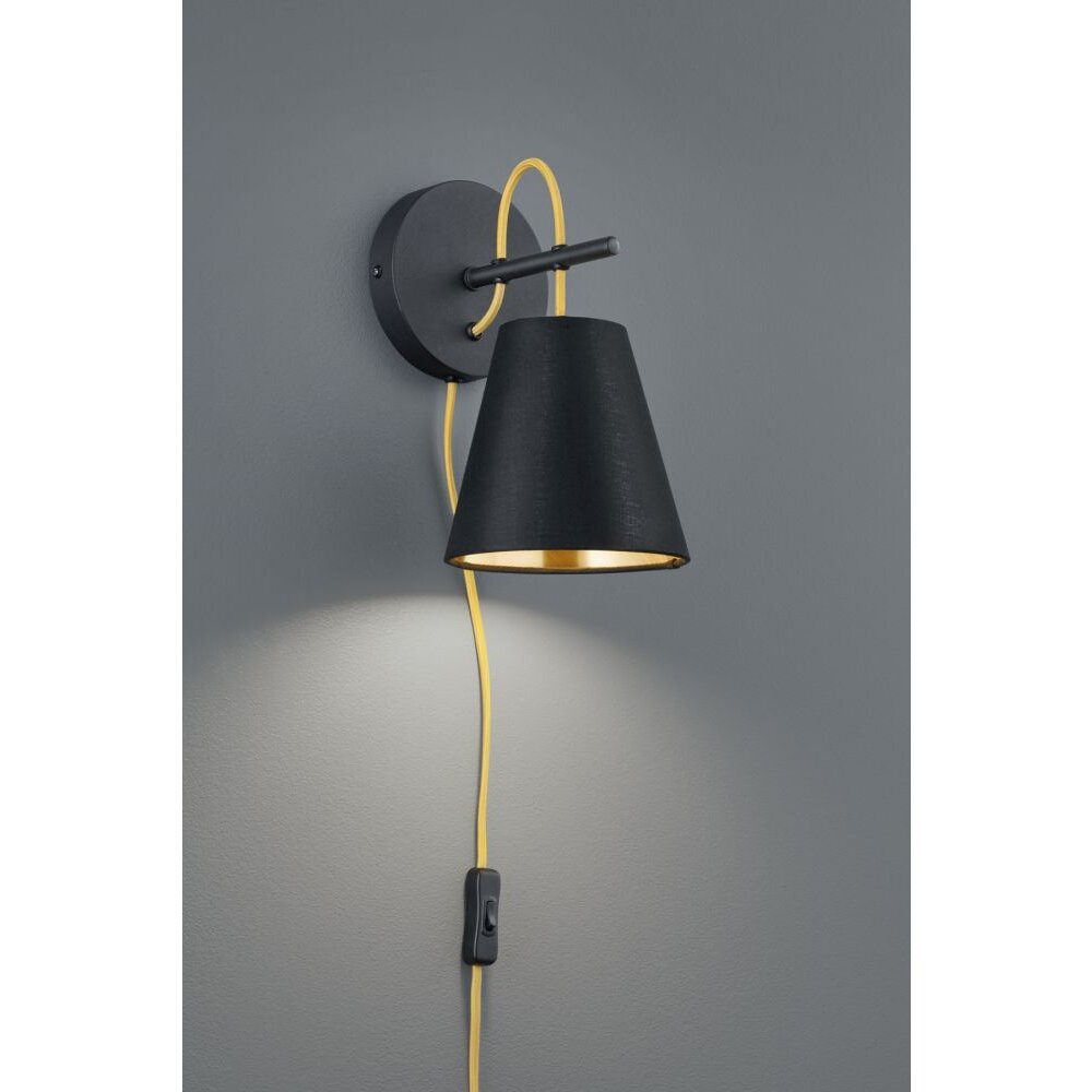 Trio Lampor ANDREUS Vägglampa Svart, 1-ljuskällor main product photo