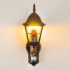 Antibes vägglampa utomhus, Vägglampa Brunt, guld, 1-ljuskällor, Rörelsedetektor