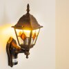 Antibes vägglampa utomhus, Vägglampa Brunt, guld, 1-ljuskällor, Rörelsedetektor