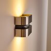 Kolding vägglampa utomhus, Vägglampa LED Rostfritt stål, Svart, 1-ljuskällor