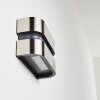 Kolding vägglampa utomhus, Vägglampa LED Rostfritt stål, Svart, 1-ljuskällor
