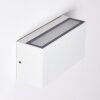 Duluth Utomhusbelysning, vägglampa utomhus, Up & Down Lampa LED Vit, 1-ljuskällor
