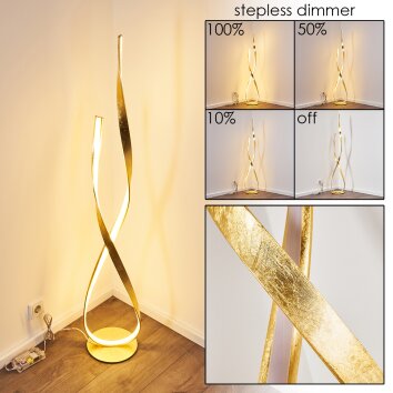 Medle Golvlampa LED Guld, 1-ljuskällor