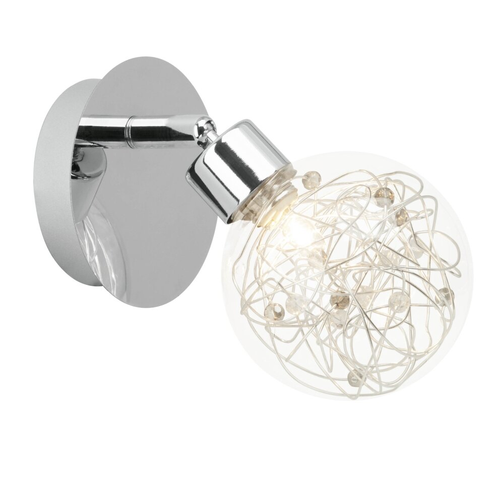 Brilliant Lampor Joya Vägglampa Krom, 1-ljuskällor main product photo