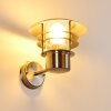 Juva vägglampa utomhus, Vägglampa Färg i rostfritt stål, 1-ljuskällor