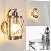 Chamesol Utomhusbelysning, Vägglampa Mörkbrun, Silver, 1-ljuskällor