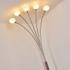 Nikkala Golvlampa, Båglampor Nickel matt, 5-ljuskällor