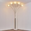 Nikkala Golvlampa, Båglampor Nickel matt, 5-ljuskällor