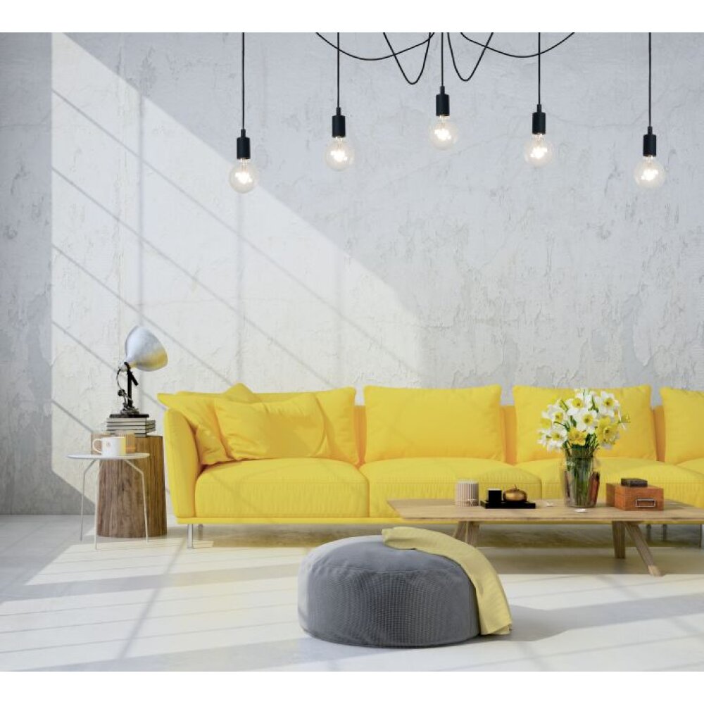 Lucide MULTIPLE Pendelbelysning Svart, 5-ljuskällor main product photo