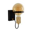 Lucide OTTELIEN Vägglampa Svart, 1-ljuskällor