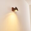 Glostrup Vägglampa Brun, Färg i rostfritt stål, 1-ljuskällor