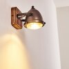 Glostrup Vägglampa Brun, Färg i rostfritt stål, 1-ljuskällor