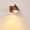 Glostrup Vägglampa Brun, Färg i rostfritt stål, 1-ljuskällor