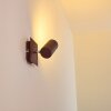 Zuoz Vägglampa, Väggspotlight Rostfärger, 1-ljuskällor