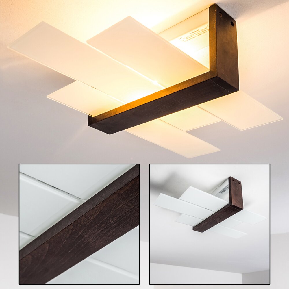 Lovikka Taklampa Trä mörkt, 1-ljuskällor main product photo