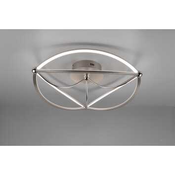 Trio Charivari Taklampa LED Nickel matt, 1-ljuskällor