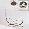 Pitasch Pendellampa LED Nickel matt, 1-ljuskällor