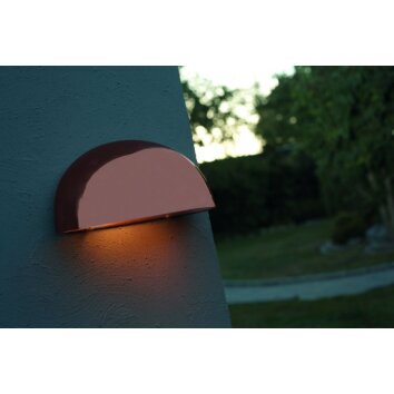 Nordlux SCORPIUS vägglampa utomhus, Vägglampa Kopparfärg, 1-ljuskällor