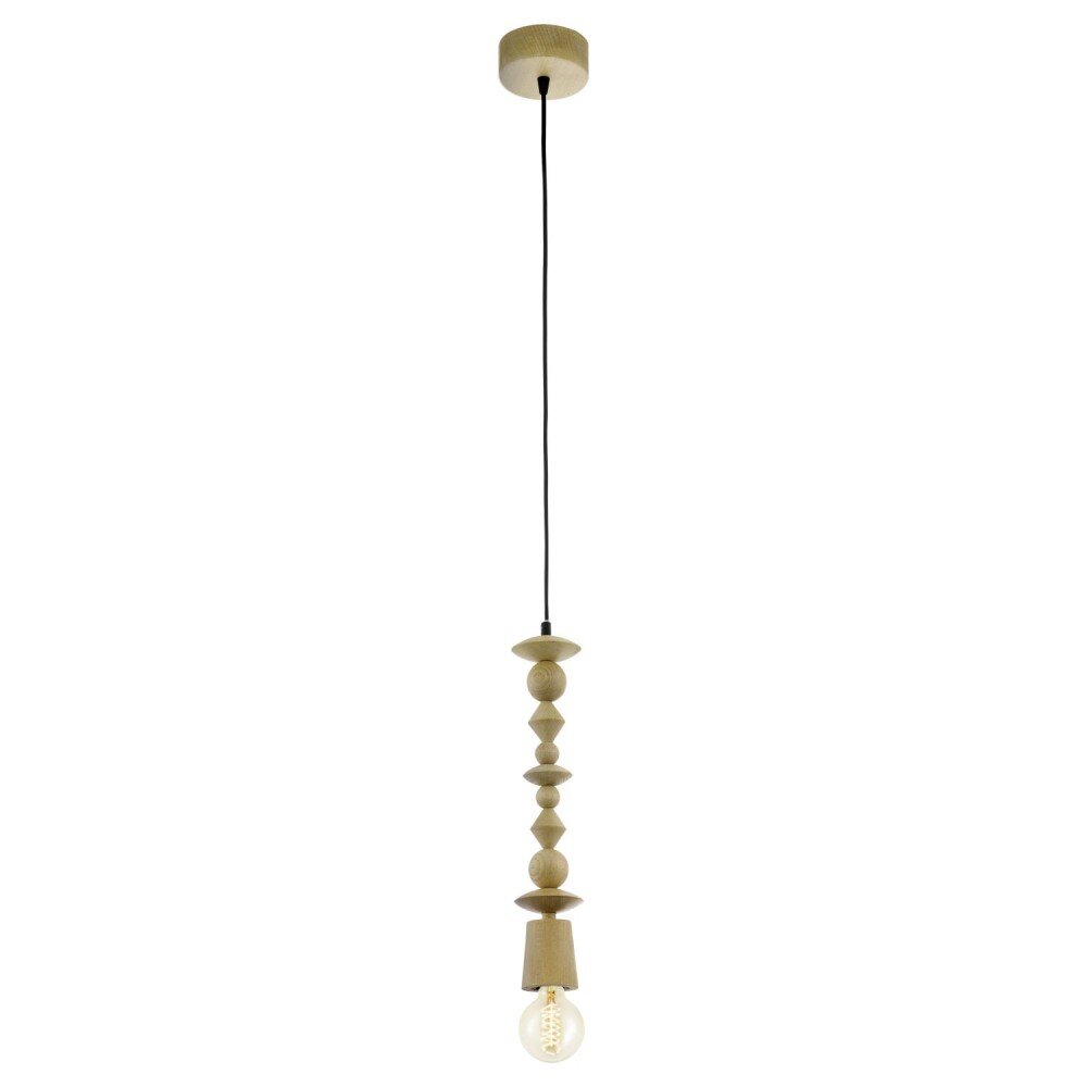 Eglo AVOLTRI Pendellampa Trä ljus, 1-ljuskällor main product photo
