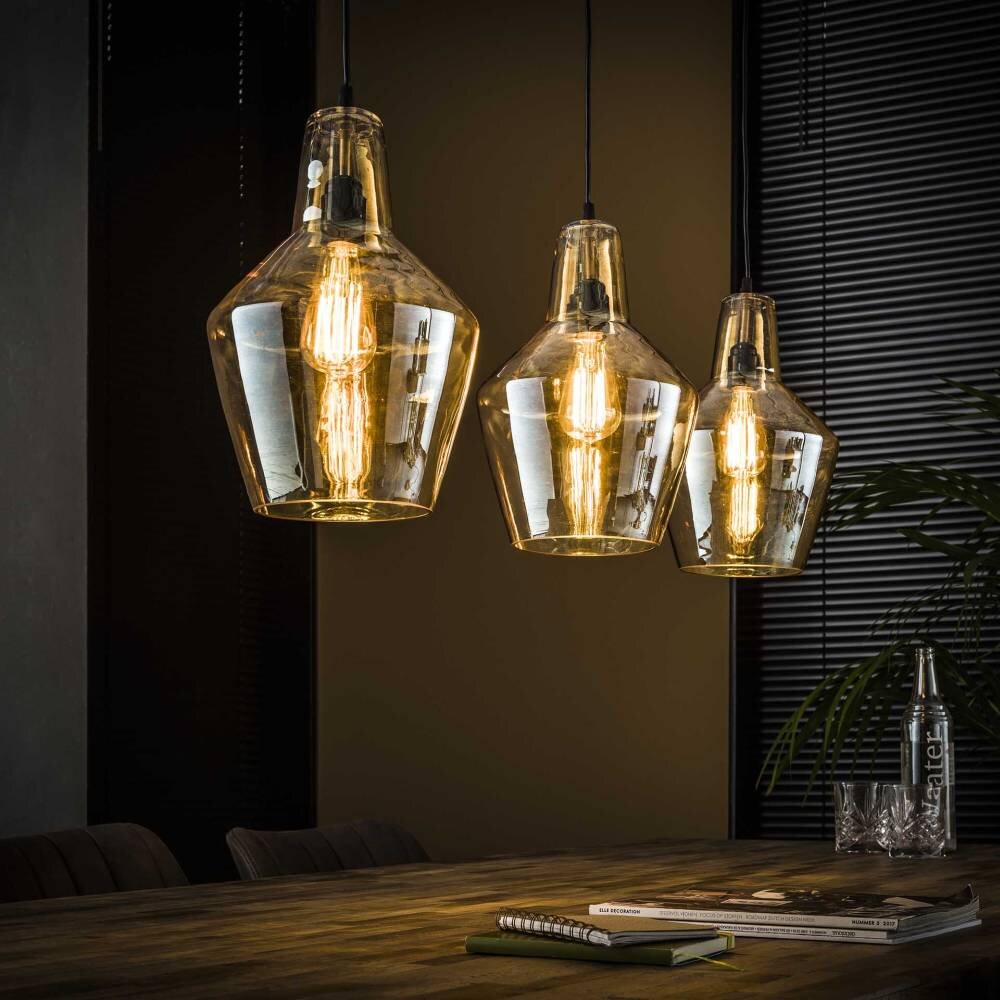 WAALSORDEN Pendellampa Genomskinlig, klar, 3-ljuskällor main product photo