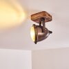 Glostrup Taklampa, Takstrålkastare Brun, Färg i rostfritt stål, 1-ljuskällor