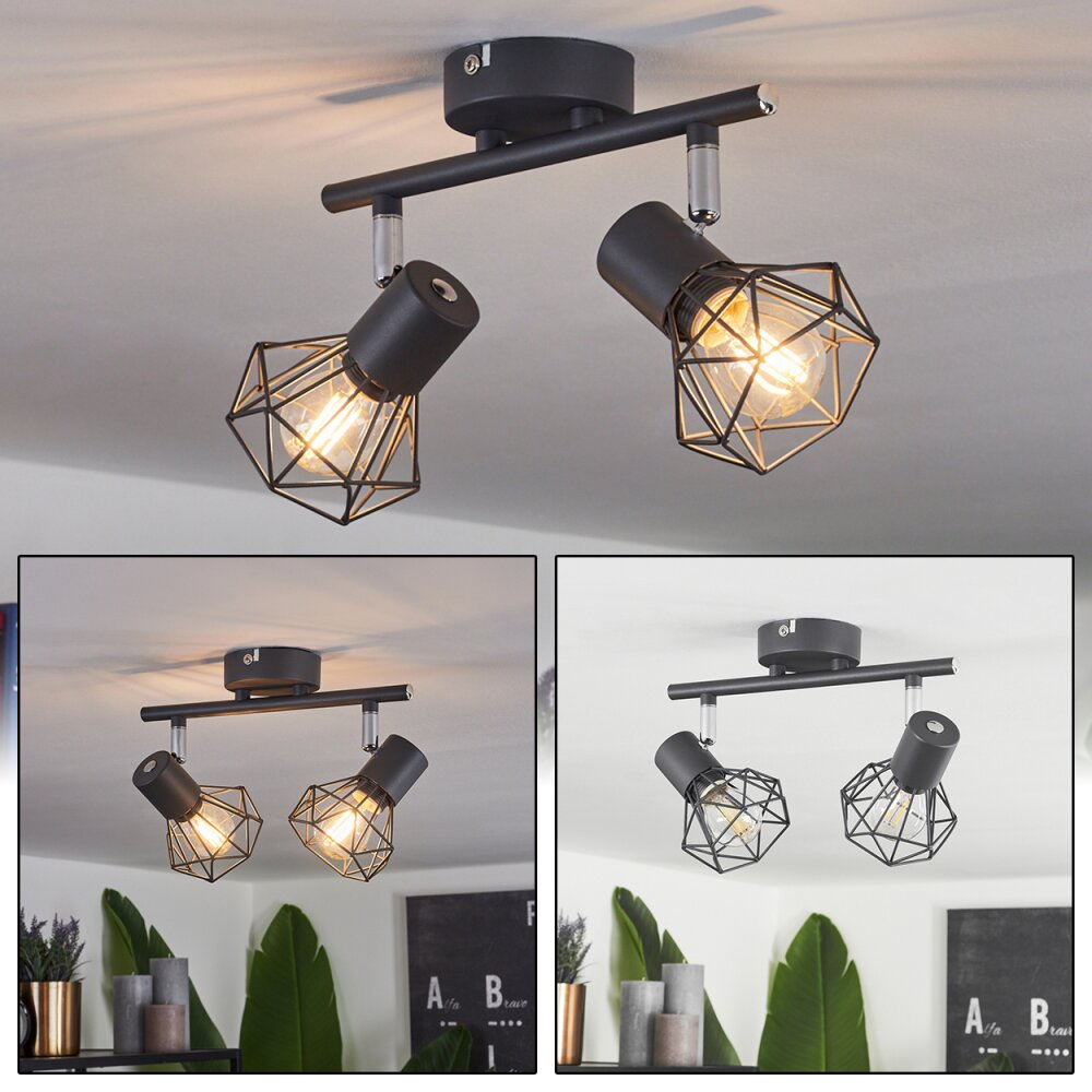 Gullspang Taklampa, Takstrålkastare Antracit, 2-ljuskällor main product photo